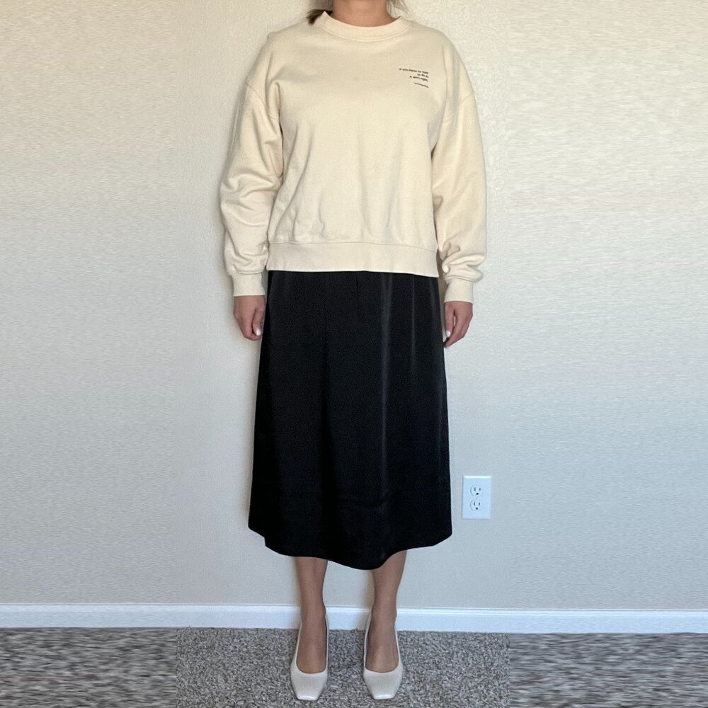 Light Yellow H&M Hoodie Size S